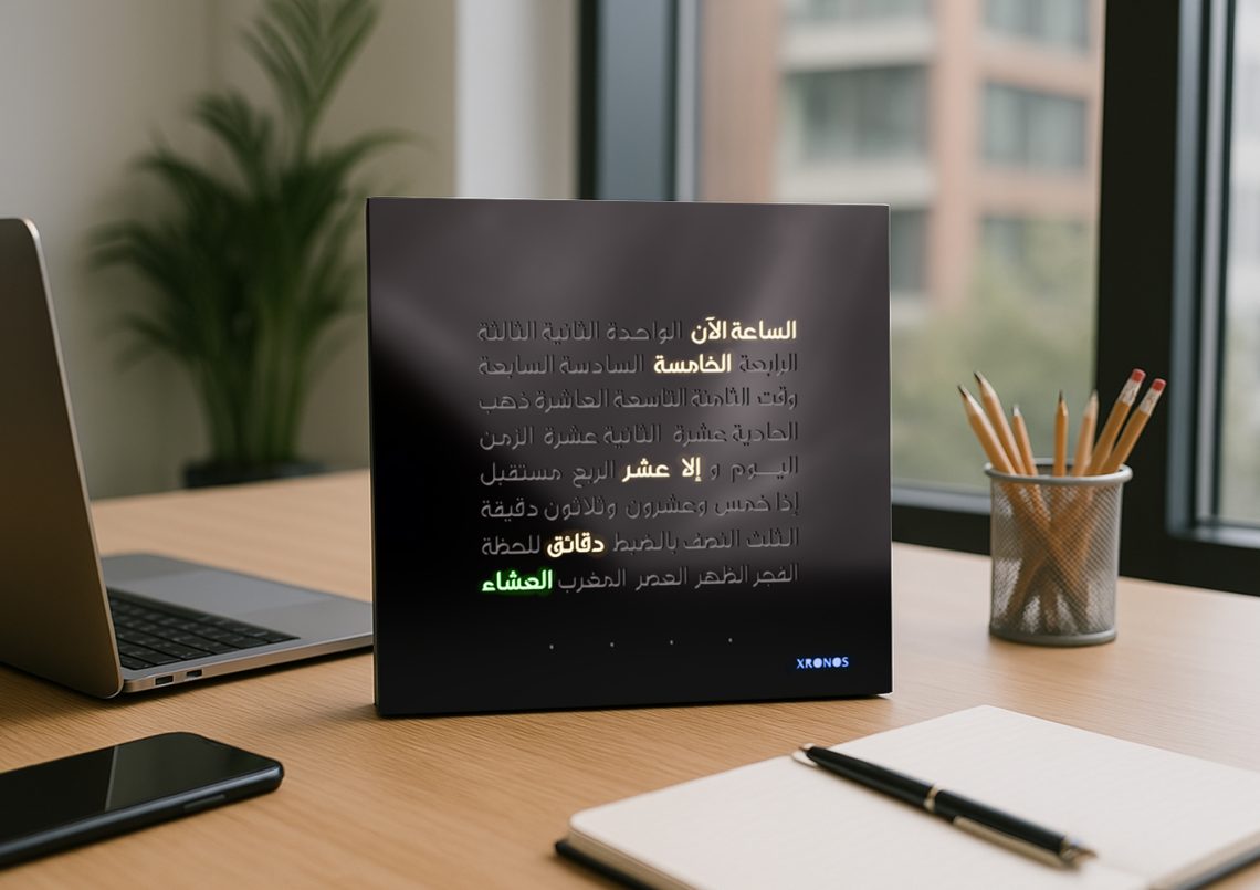 Xronos تكشف عن العرض العالمي الأول لساعة الأذان بالكلمات خلال معرض INDEX دبي 2025